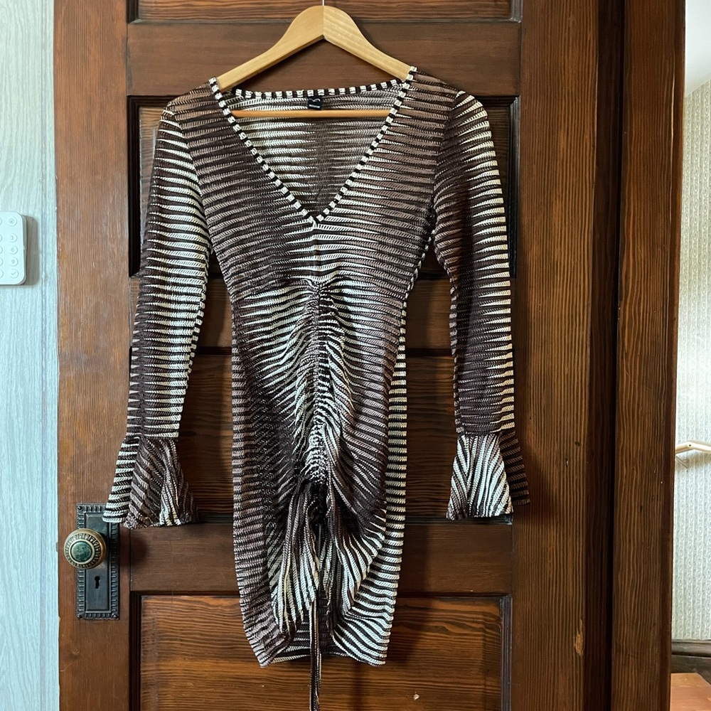 Windsor textured sheer dress